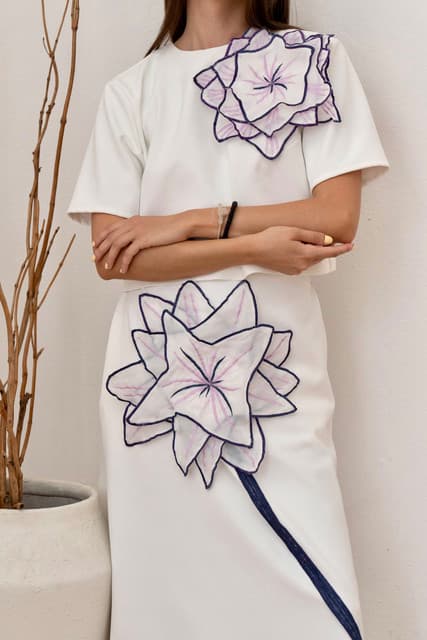 The Bloom Set, handmade dress by Sanja Krojevi, Kruševac - Image 4